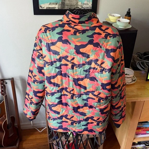 MOTHER “the two face” reversible Camouflage Puffer Jacket! - Picture 3 of 5